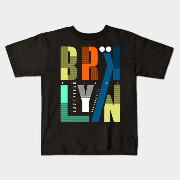 brklyn Kids T-Shirt by Mako Design 